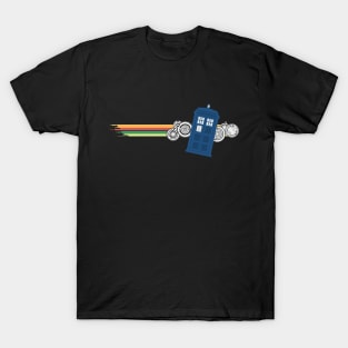 A New Doctor Is In The House - 13th Stripes Planets Blue Box 1 T-Shirt